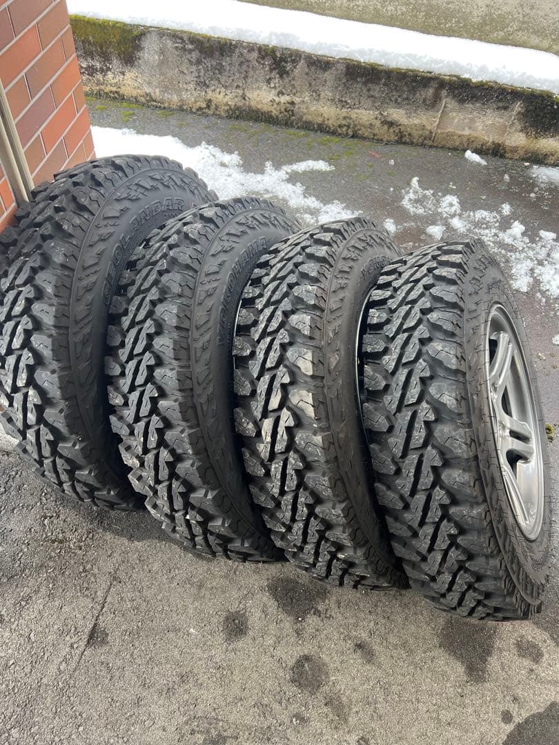 ジムニーJB23 純正エンケイホイール&ヨコハマジオランダー　バリ溝4本セット