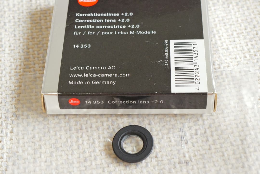LEICA 14353 M用 視度補正レンズ +2.0