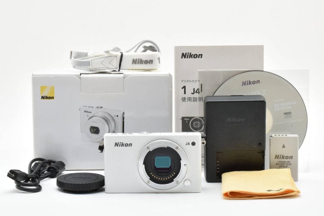 ★極美品★ ミラーレス一眼 Nikon1 J4 ボディ 元箱 #529K