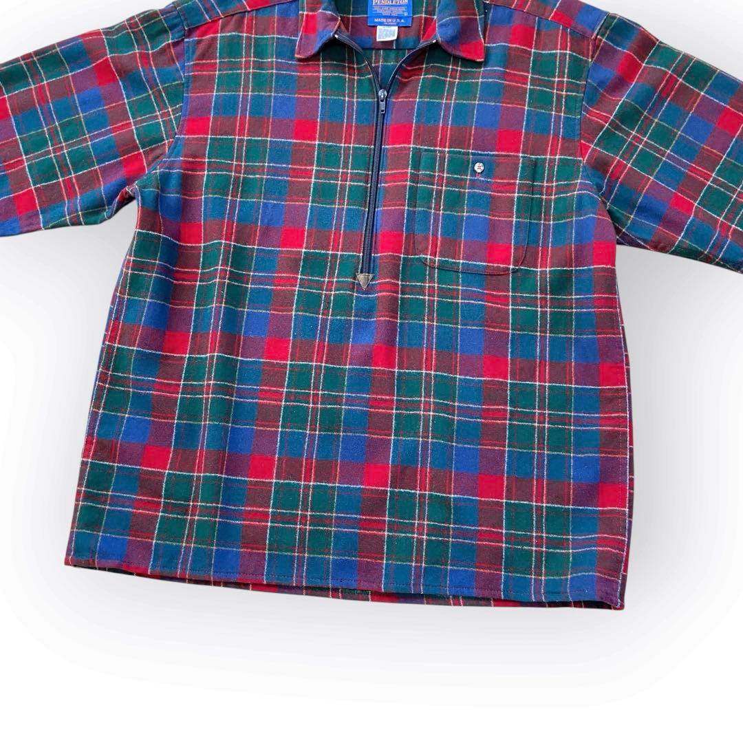 90s PENDLETON ペンドルトン プルオーバー ウール　シャツ USA製