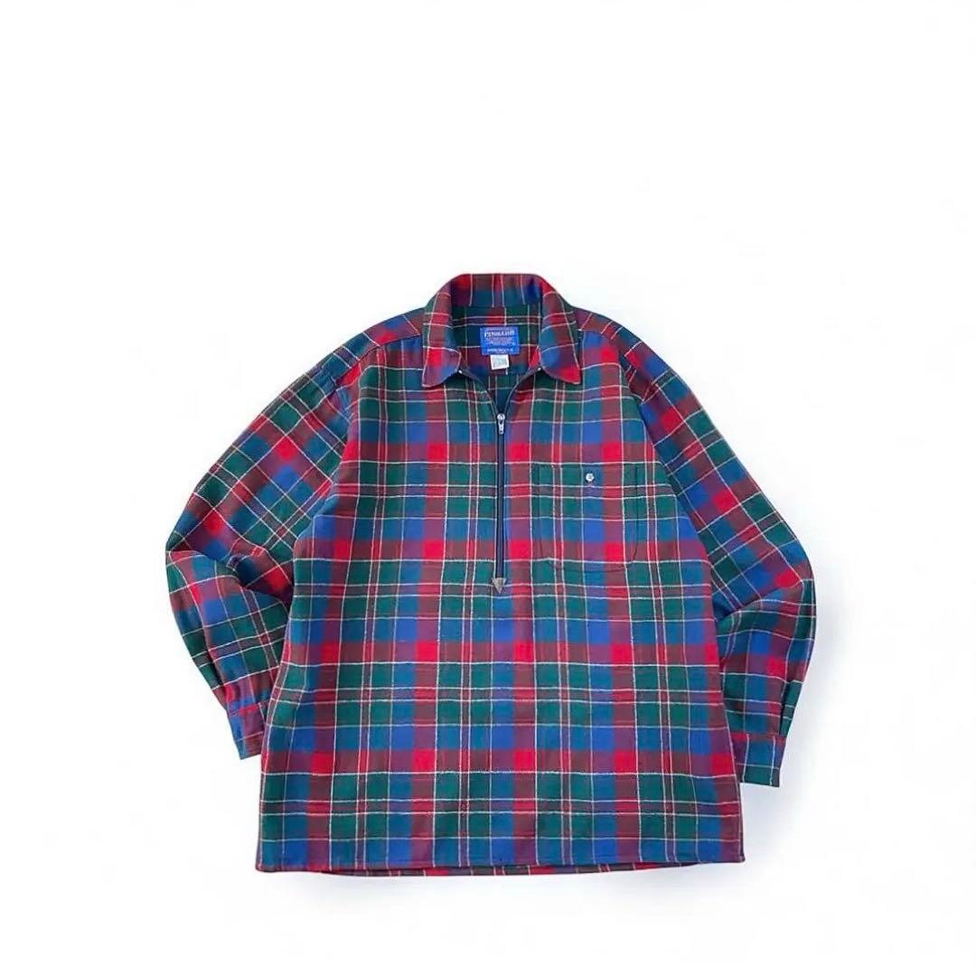 90s PENDLETON ペンドルトン プルオーバー ウール　シャツ USA製