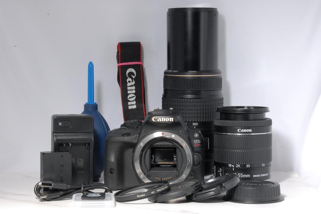 ✨スマホ転送✨ Canon EOS Kiss X7 ダブルレンズセット　軽量