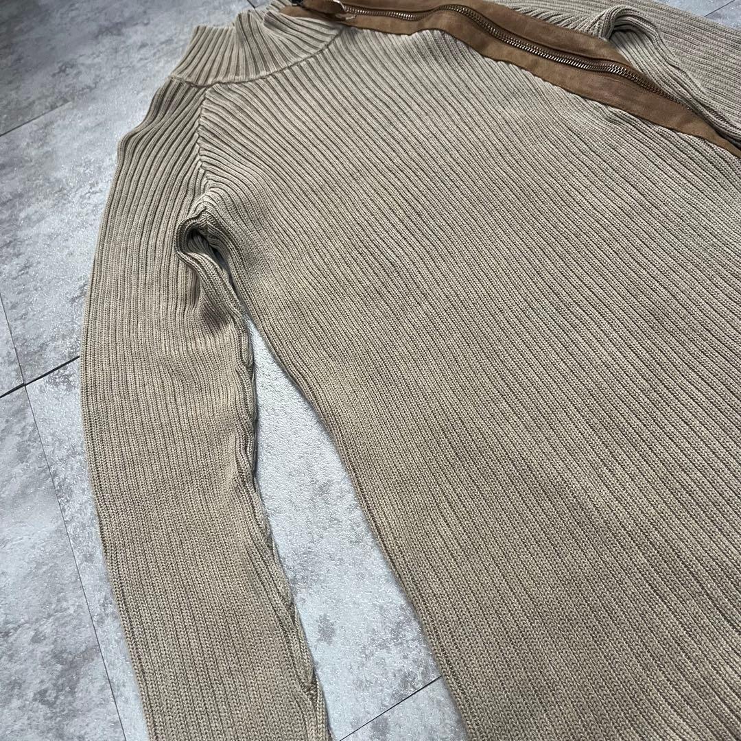 トップス MORGAN HOMME gimmick ds zip up knit