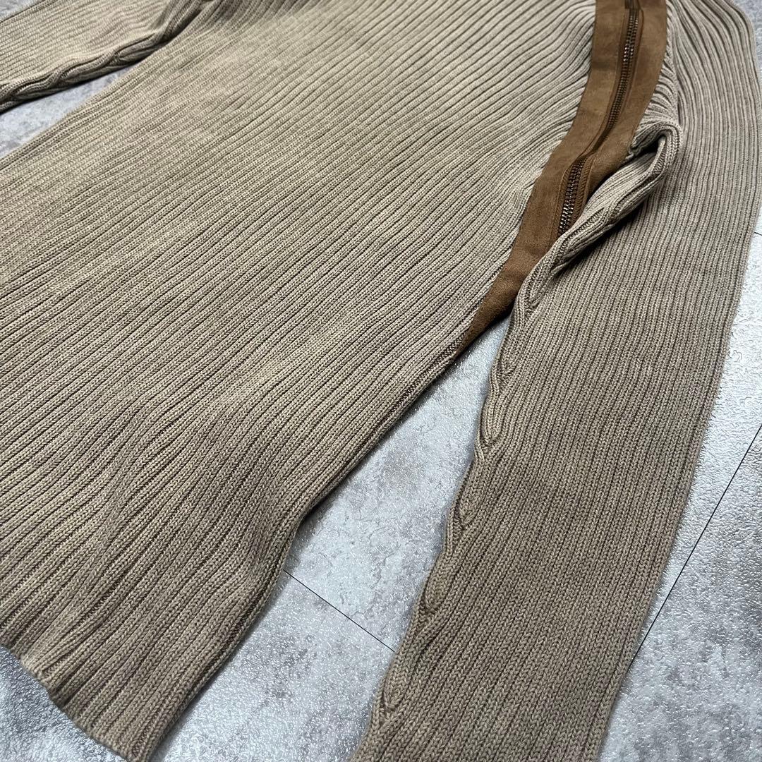 トップス MORGAN HOMME gimmick ds zip up knit