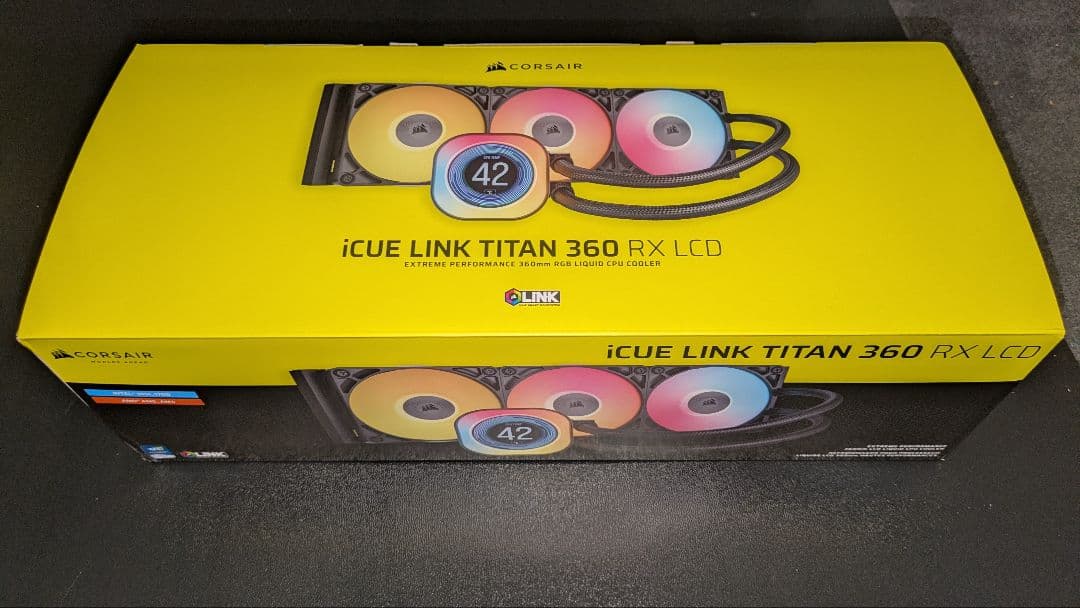 CORSAIR iCUE LINK TITAN 360　LCD