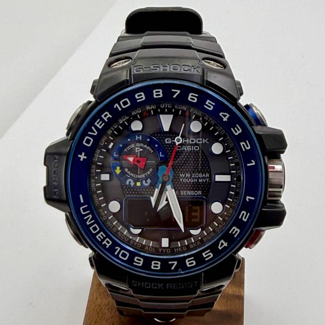 美品 カシオ G-SHOCK ガルフマスター　GWN-1000B デジアナ
