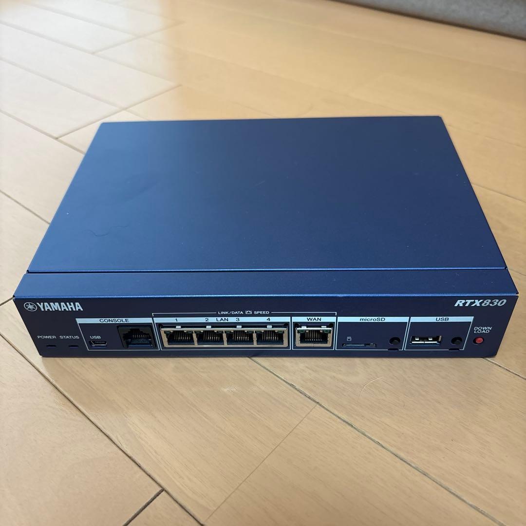 【美品】YAMAHA RTX830 有線LANルーター