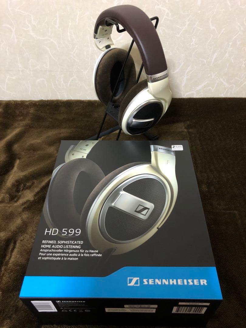 【美品】　SENNHEISER ゼンハイザー HD599+ヘッドホンスタンド