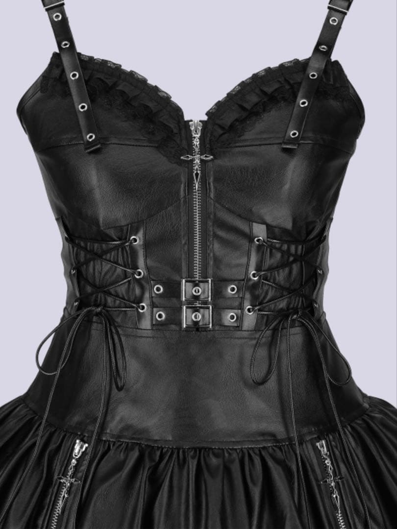 QOOZA IMVAL Leather Dress レザードレス