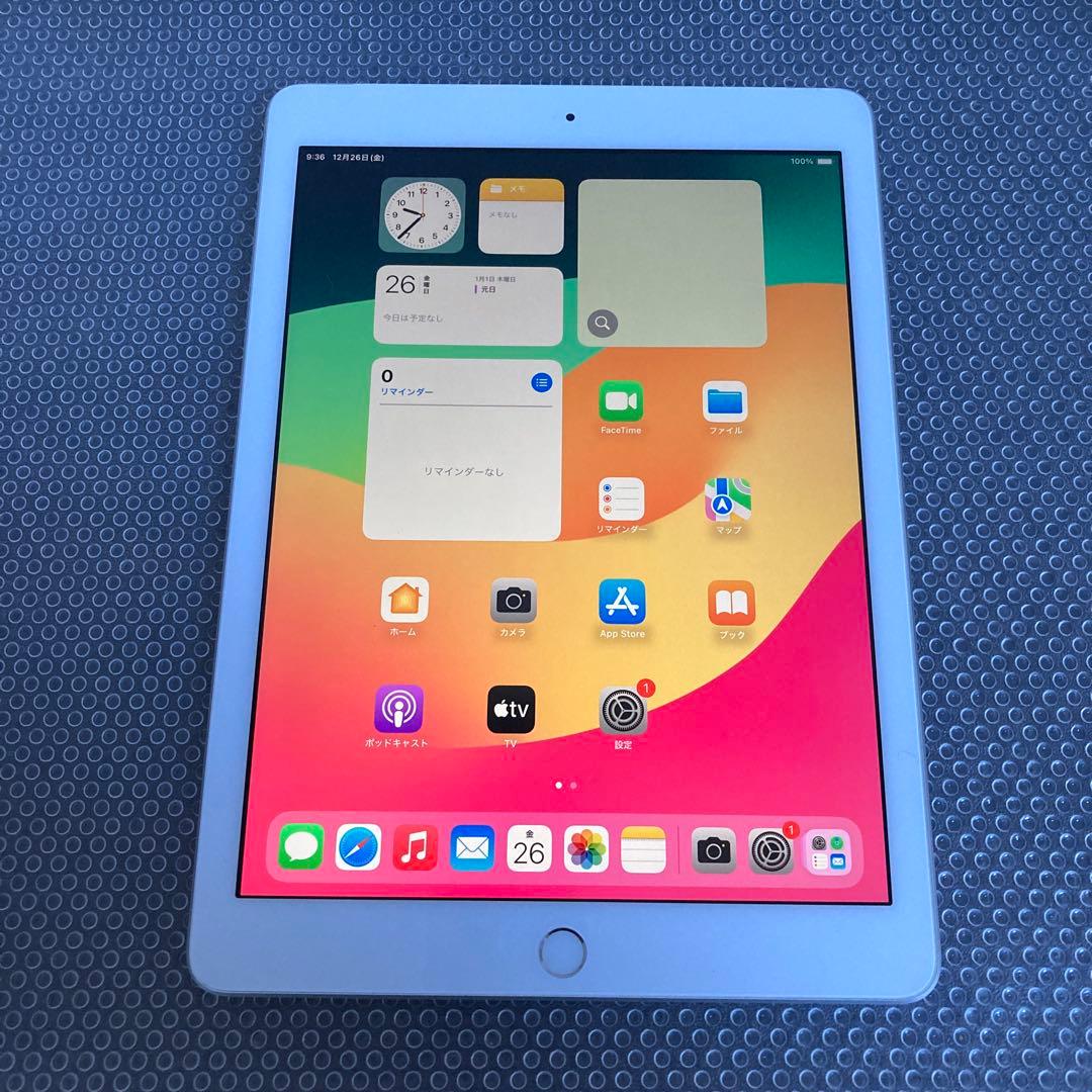 586 電池最良好☆比較的美品☆iPad6 第6世代 32GB SIMフリー☆