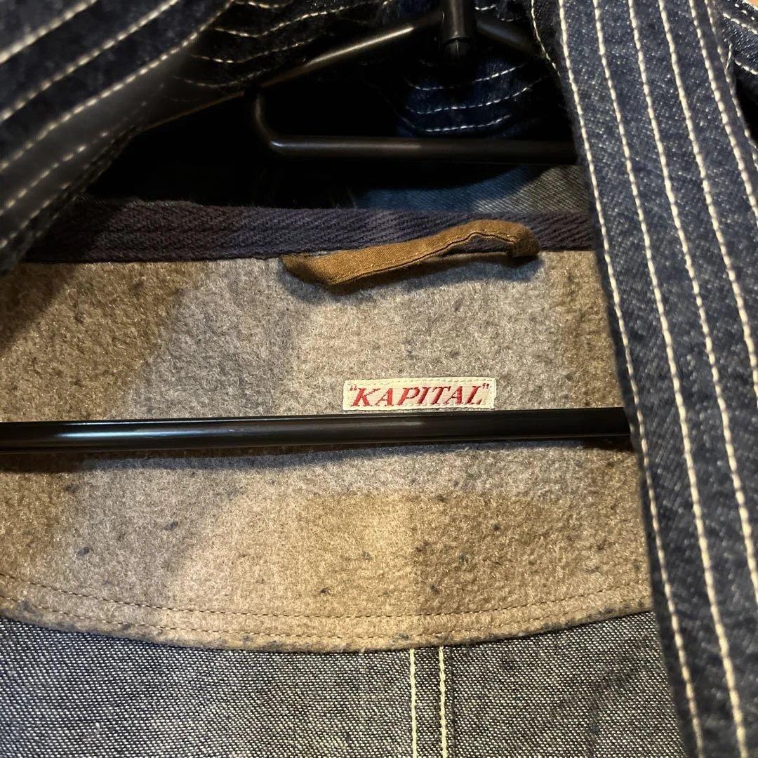 kaptal キャピタル デニム リングコート ジャケット S