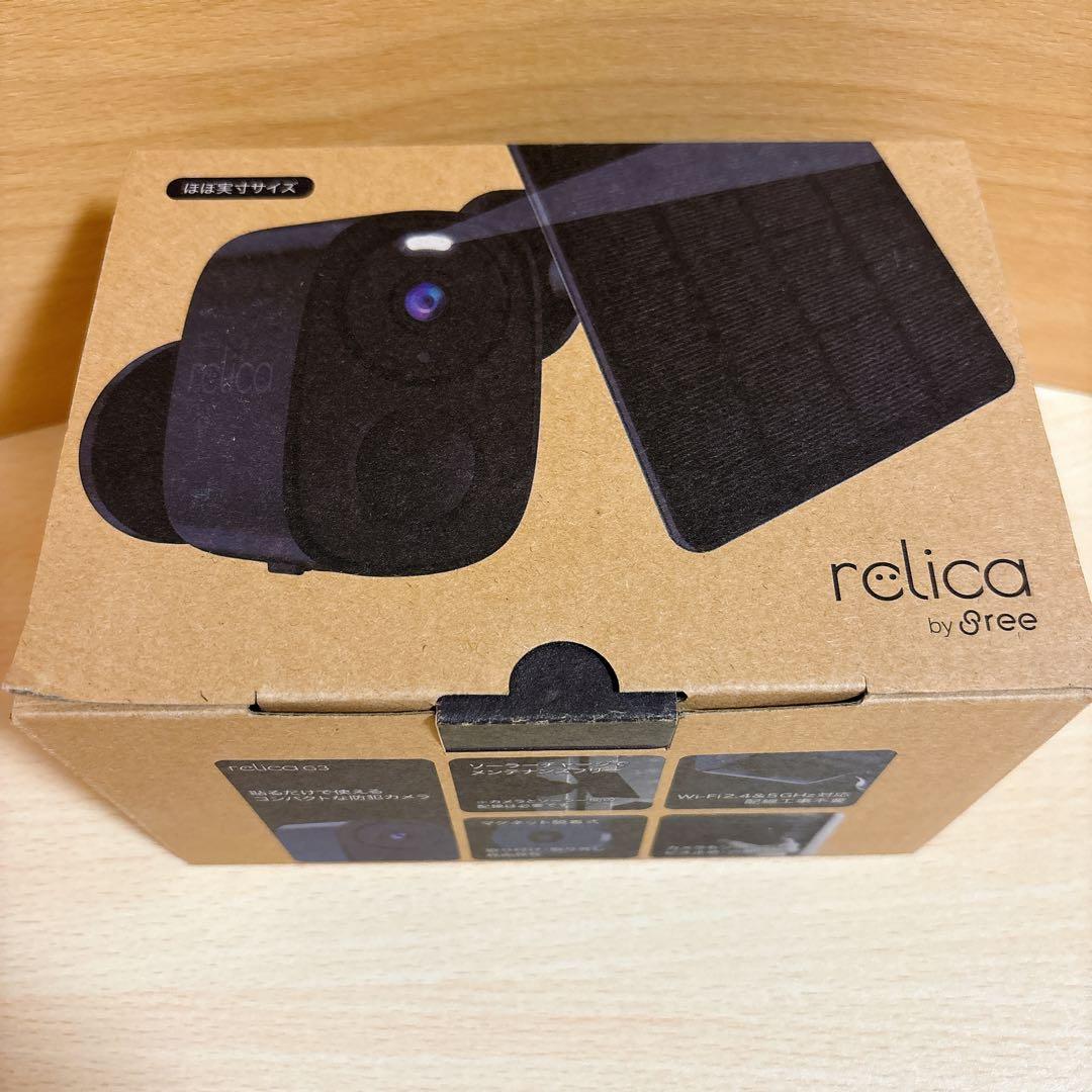 ［新品・未使用］防犯カメラ relica G3 ソーラー充電 Wi-Fi 箱あり