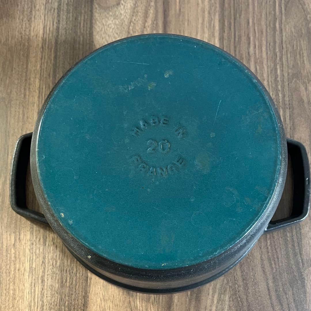 ストウブ ピコ・ココット ラウンド 20cm ブラック 鋳物ホーロー鍋