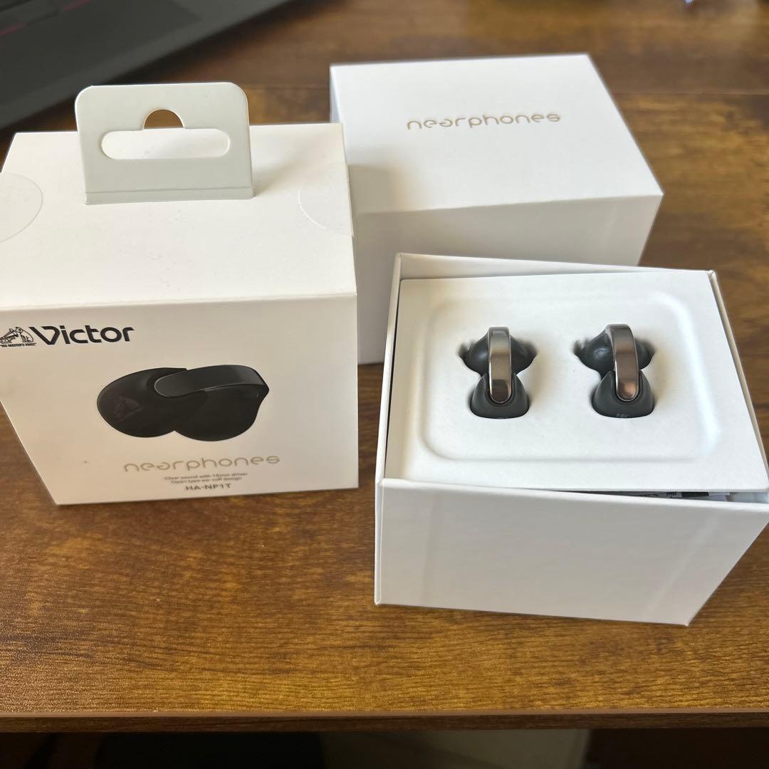 Victor ワイヤレスイヤホン コールブラック HA-NP1T-B