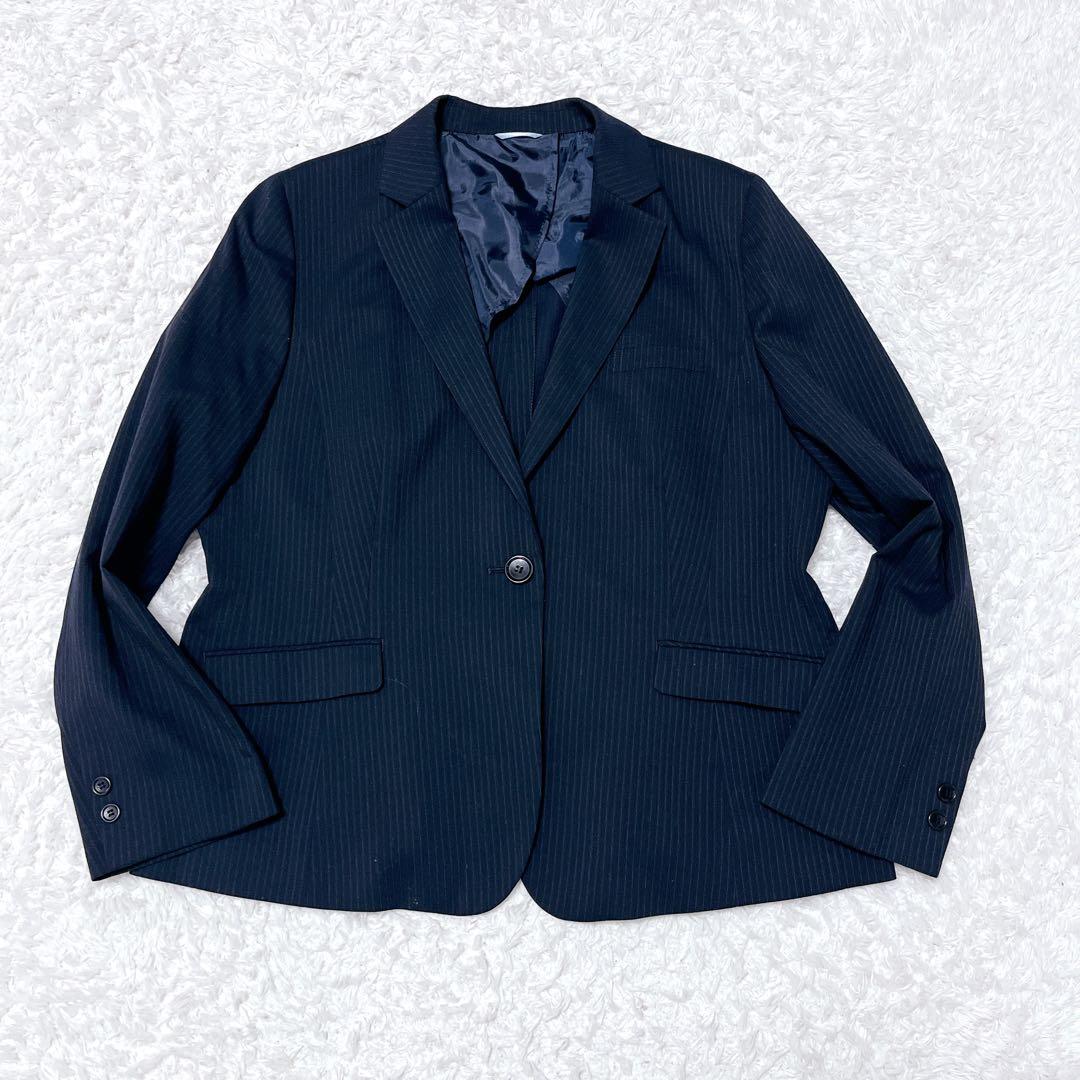 アンカーウーマン スーツ セットアップ 3点 洗える ストレッチ 大きいサイズ