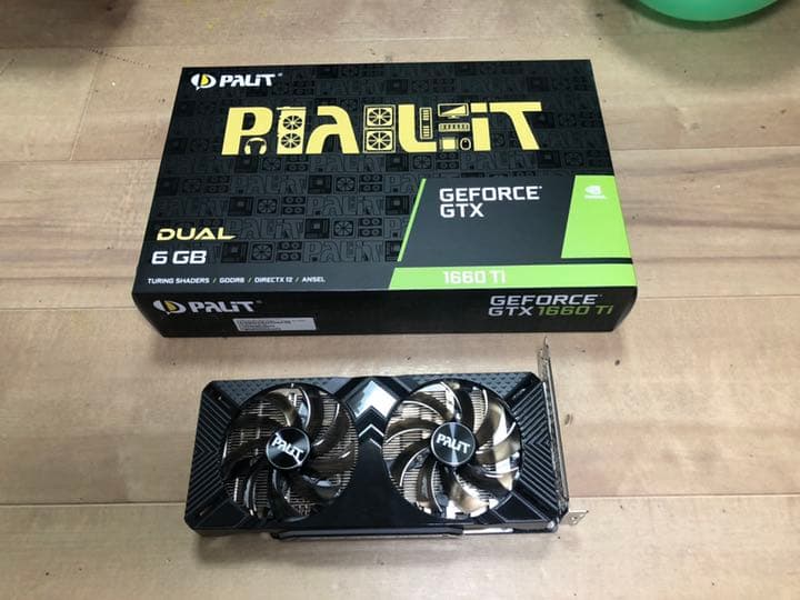 グラフィックボード・グラボ・ビデオカード Palit GeForce GTX 1660 Ti Dual 6GB