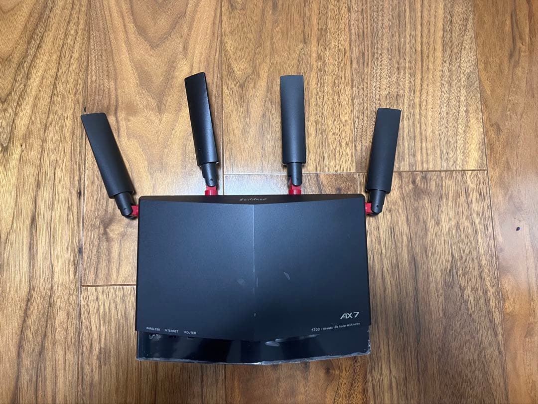 BUFFALO WXR-5700 AX7P AX7 ルーター 4本アンテナ