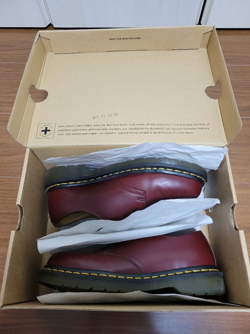 Dr. Martens 1461 チェリーレッド UK5（インソール付）