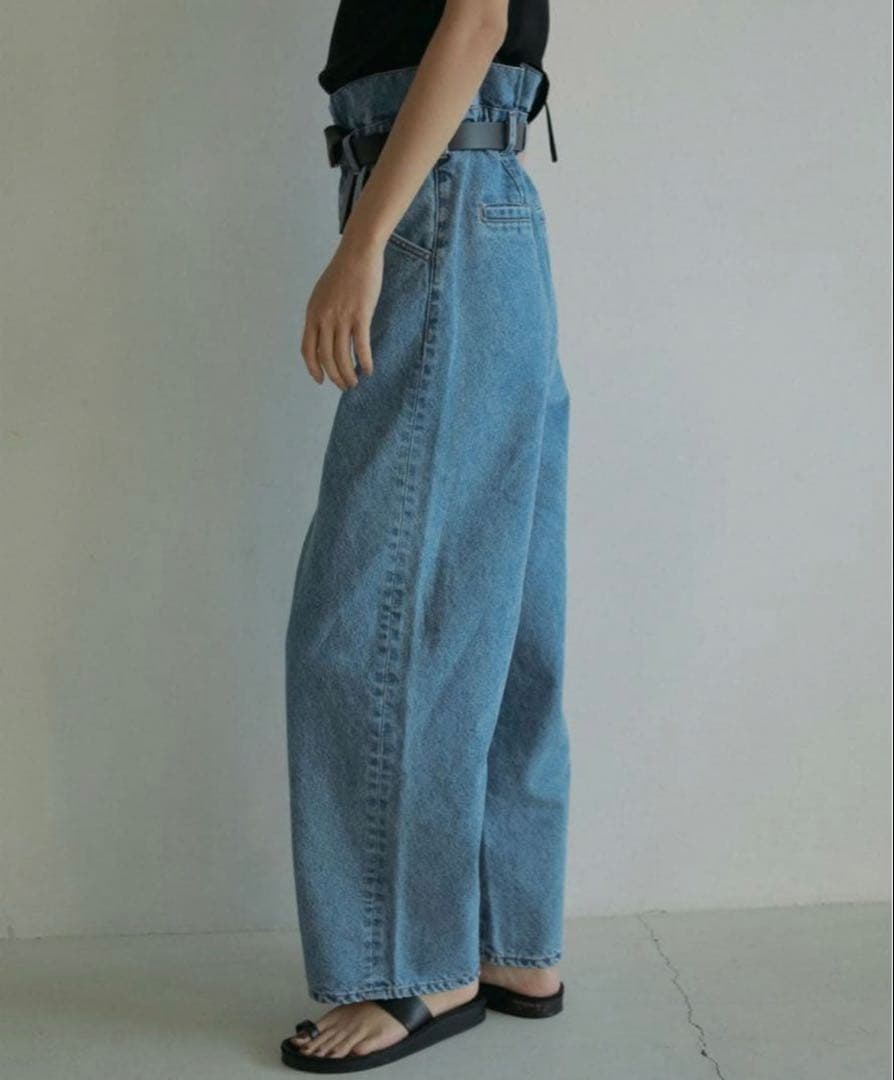 パンツ anuke Waist Tuck Denim