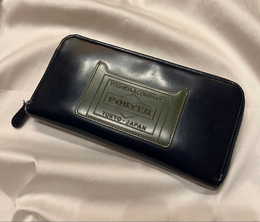 PORTER 長財布　PSレザーウォレット スターフラッグモデル