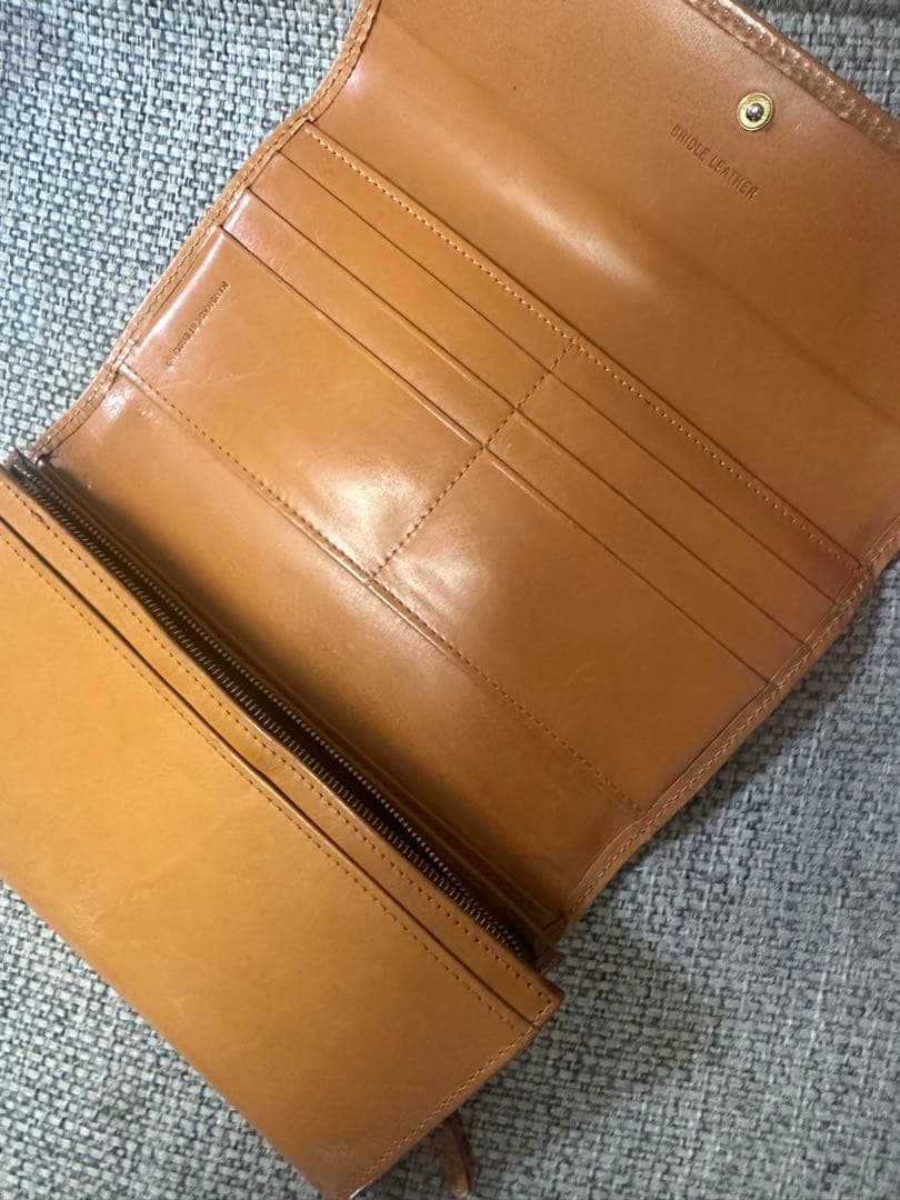 ホワイトハウスコックス ブライドルレザー　ニュートン　長財布