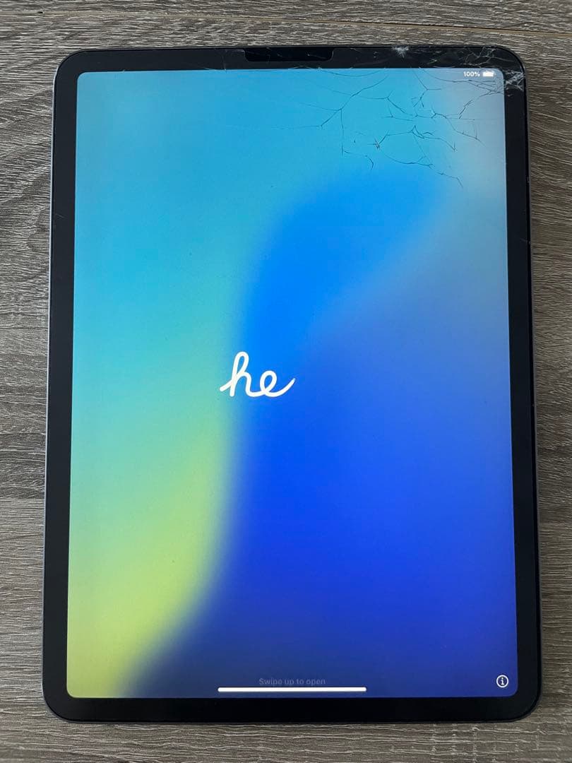 iPad Pro11インチ 第2世代 128GB wifiモデル 画面割れ