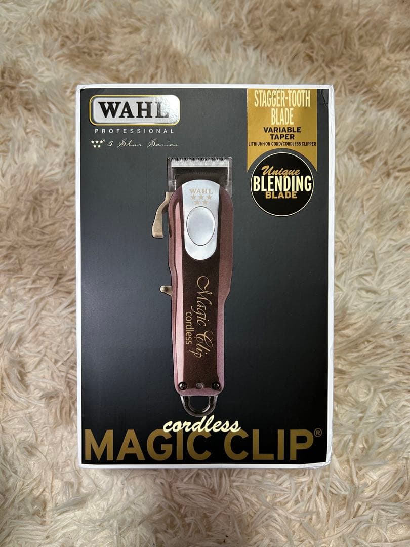 未使用品　WAHL MAGIC CLIP コードレス　バリカン　動作確認済み