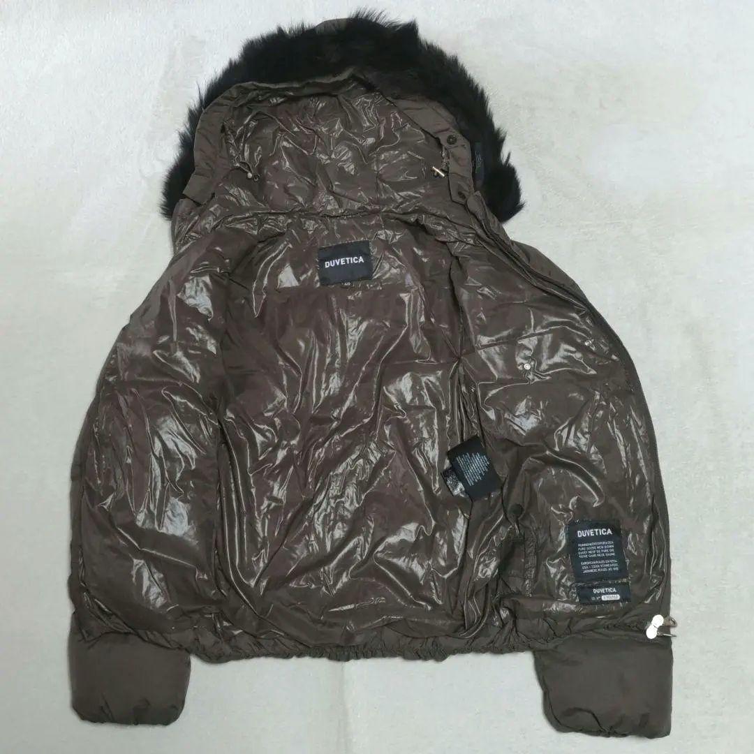現行 極美品 デュベティカ ADHARADUE フォックスファー ダウン 40