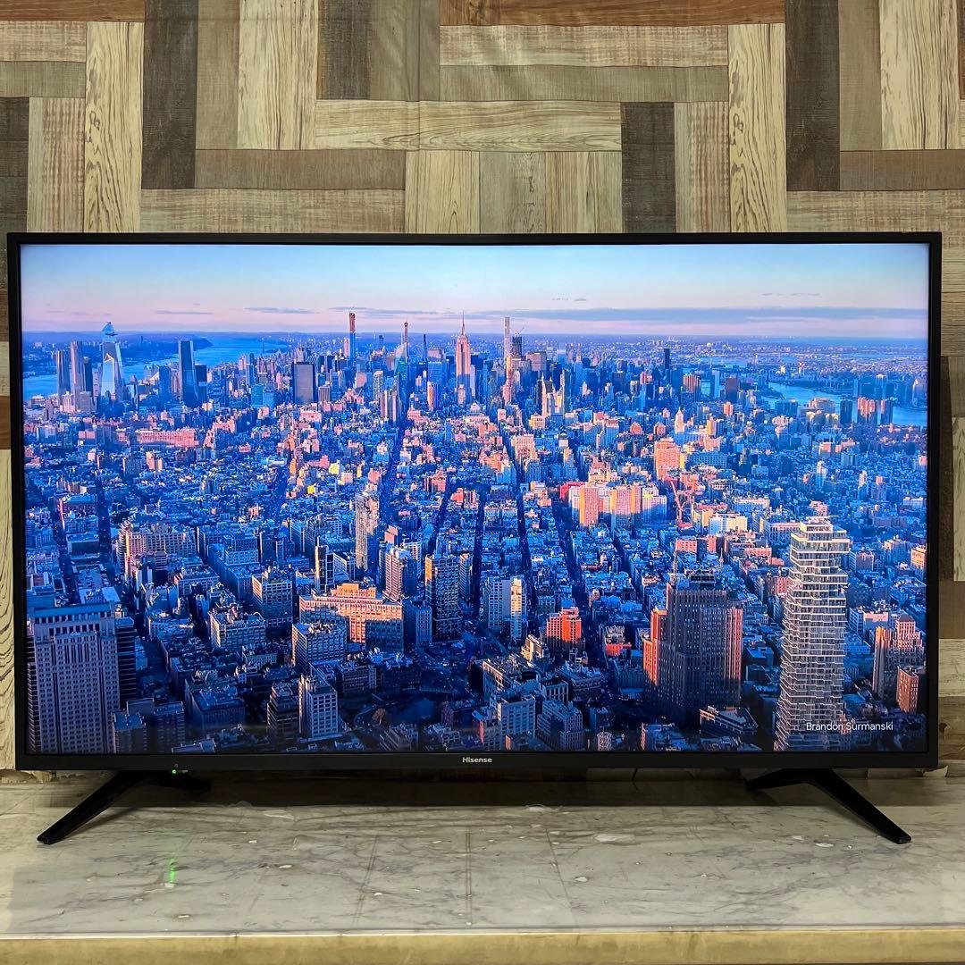 全国送料込❣️ハイセンス50型4K液晶テレビWチューナー外付けHDD録画