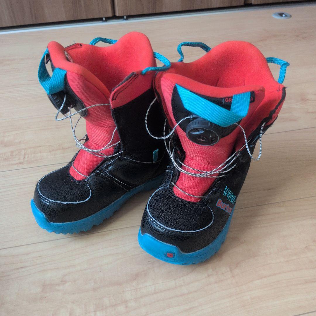 （良品）Burton子供用スノーボードブーツ 19.5cm中敷きあり