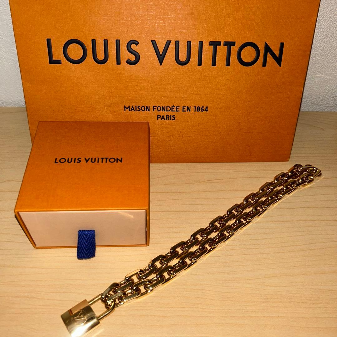 【LOUIS VUITTON】 ネックレス コリエ・LVエッジ カデナ