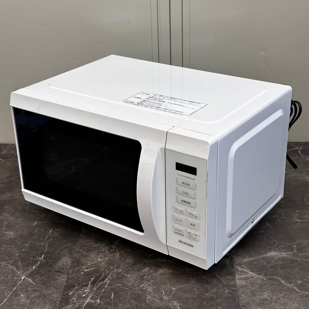 ♪送料込！2024年製アイリスオーヤマ フラット電子レンジ IMB-F186-W