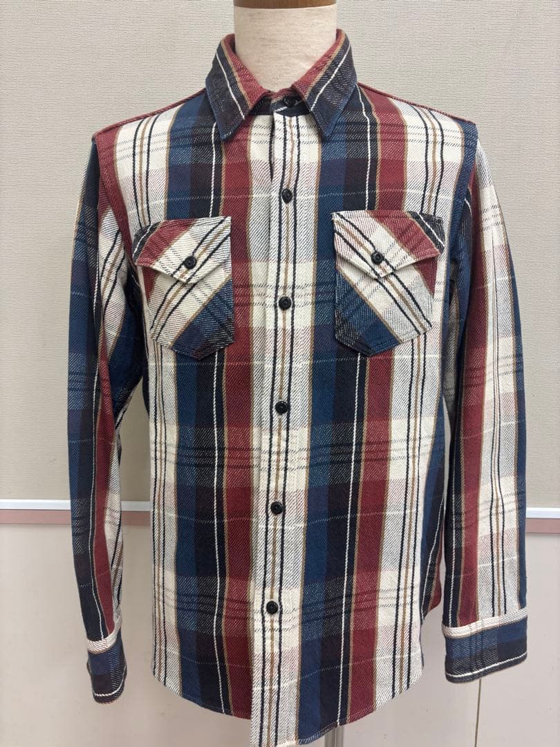 デラックスウエア チェック柄ネルシャツ XLサイズ