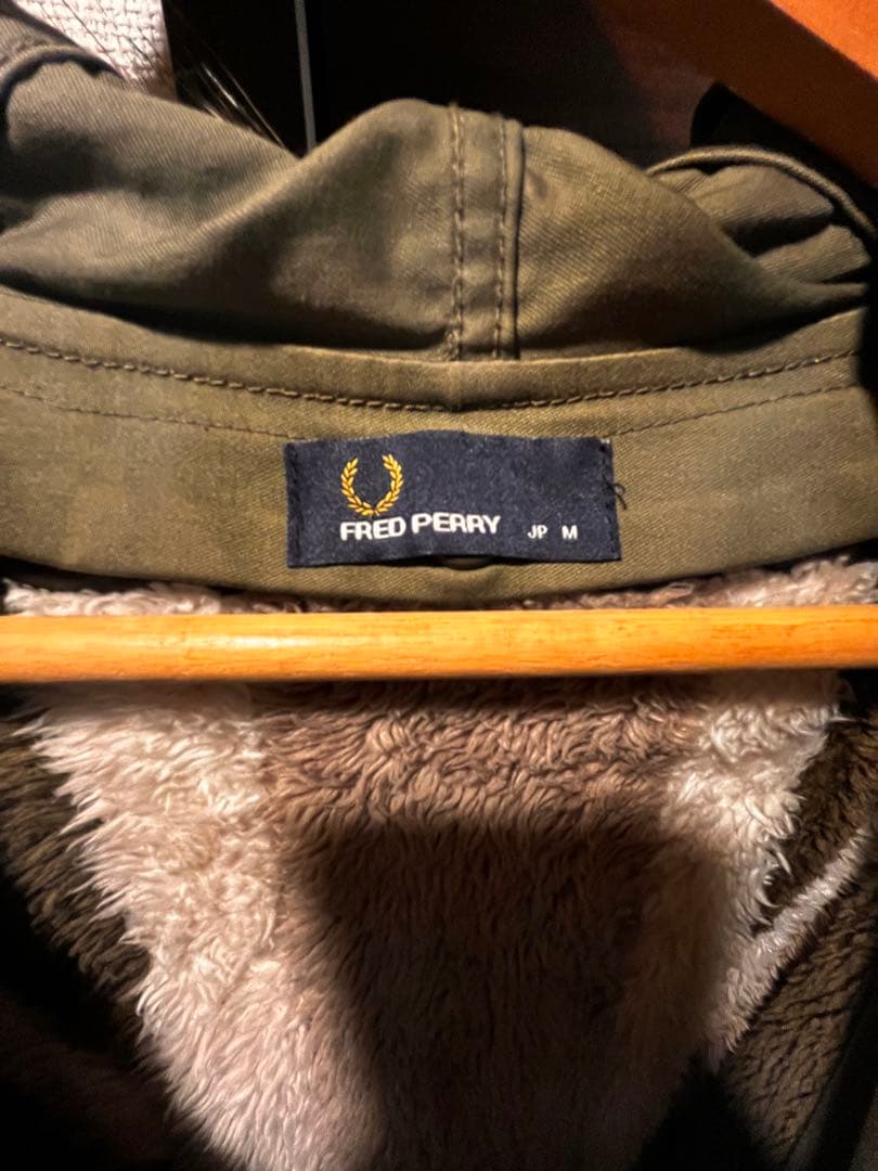 FRED PERRYモッズコート(ファー付き)