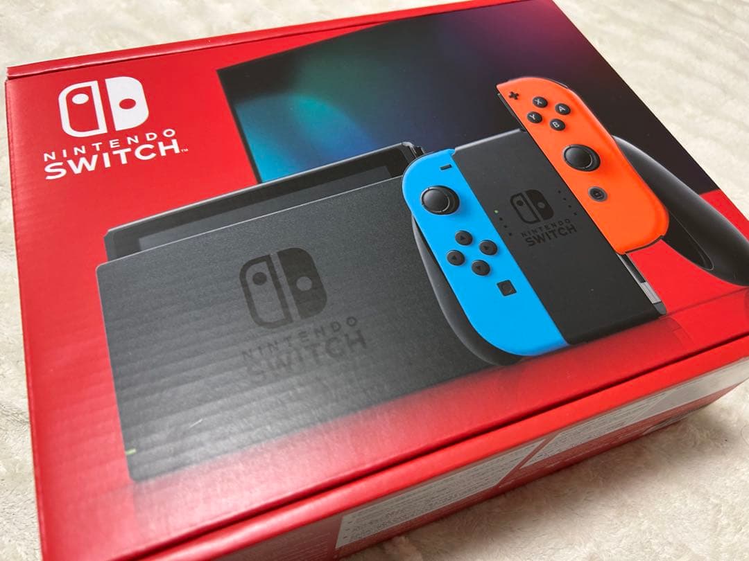 新品未開封 Nintendo Switch 本体 青/オレンジ Joy-Con