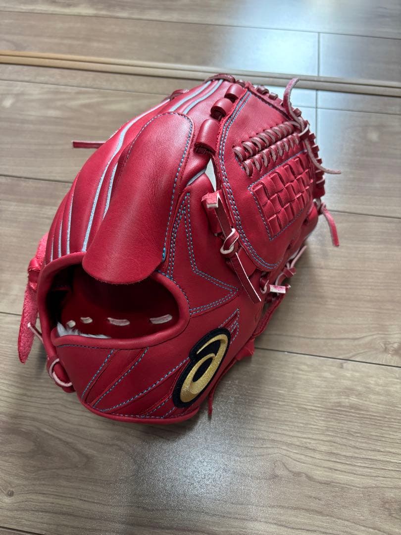 ま*ち様 アシックス 軟式 投手用