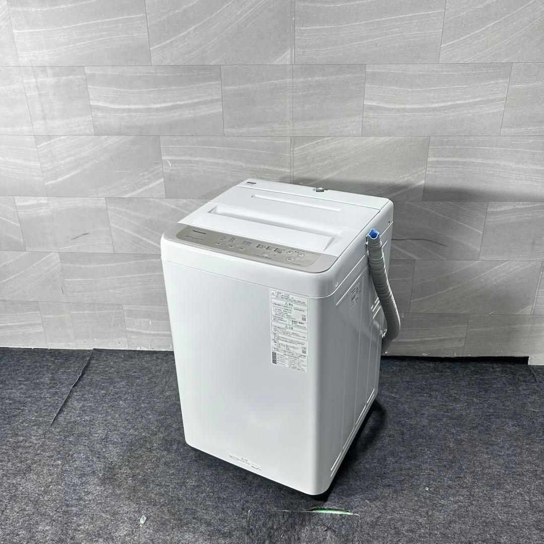 Panasonic 洗濯機 5kg 2020年製 高年式 家電 単身 d4985