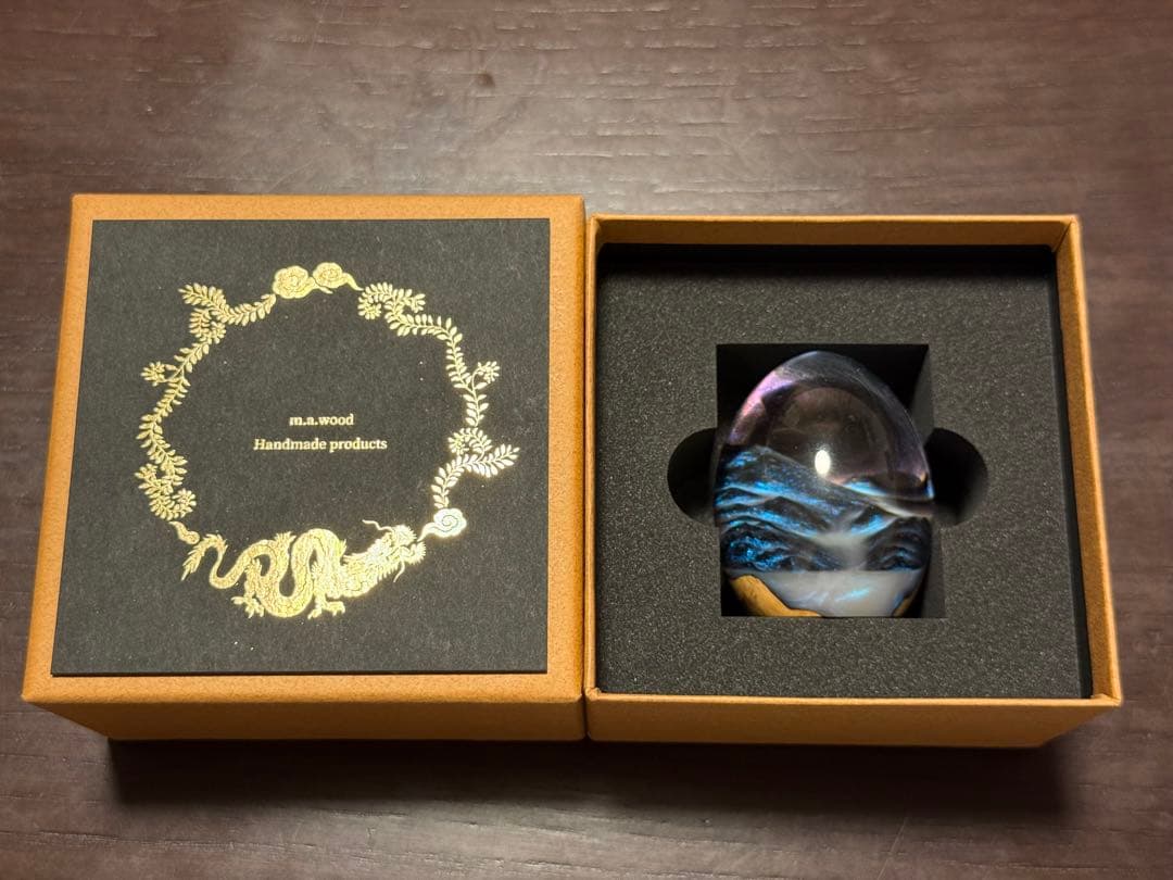 ドラゴンエッグ m.a.wood ウッドレジン