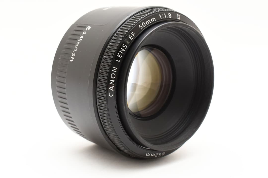 美品 Canon EF 50mm F1.8 II キャノン 単焦点 #8211