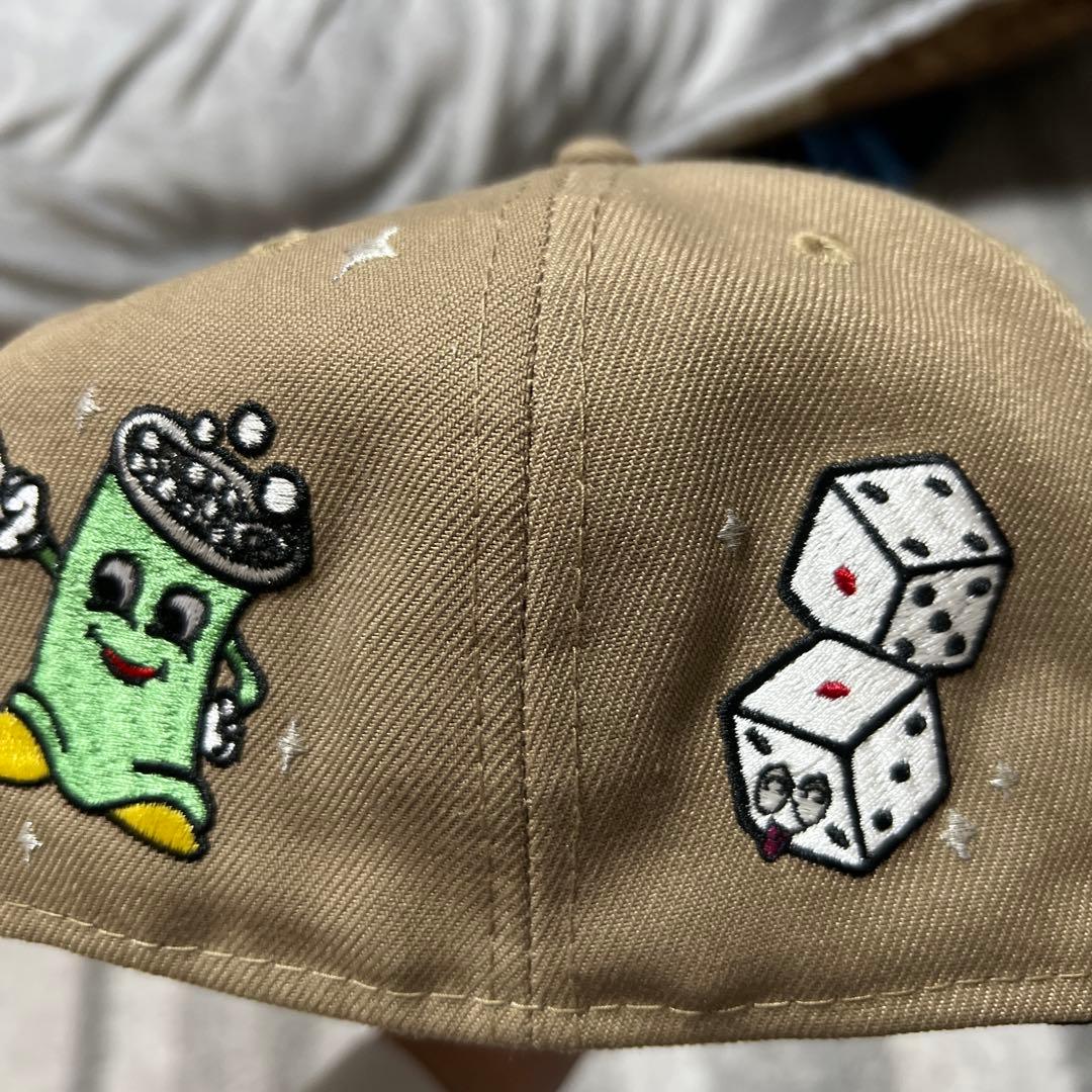 Supreme キャップ ベージュ