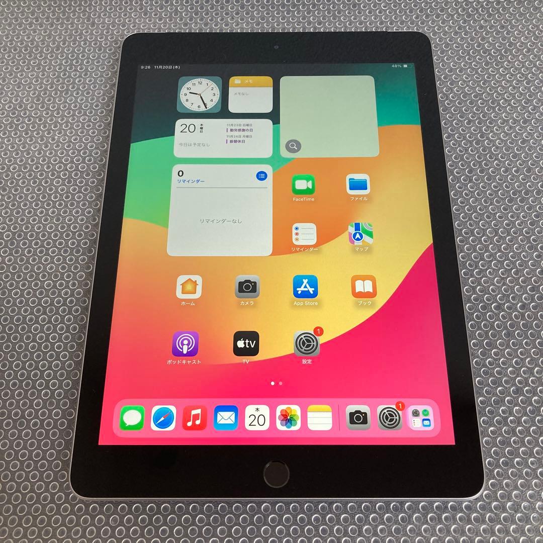 3195【早い者勝ち】美品☆電池最良好☆iPad6第6世代32GB SIMフリー