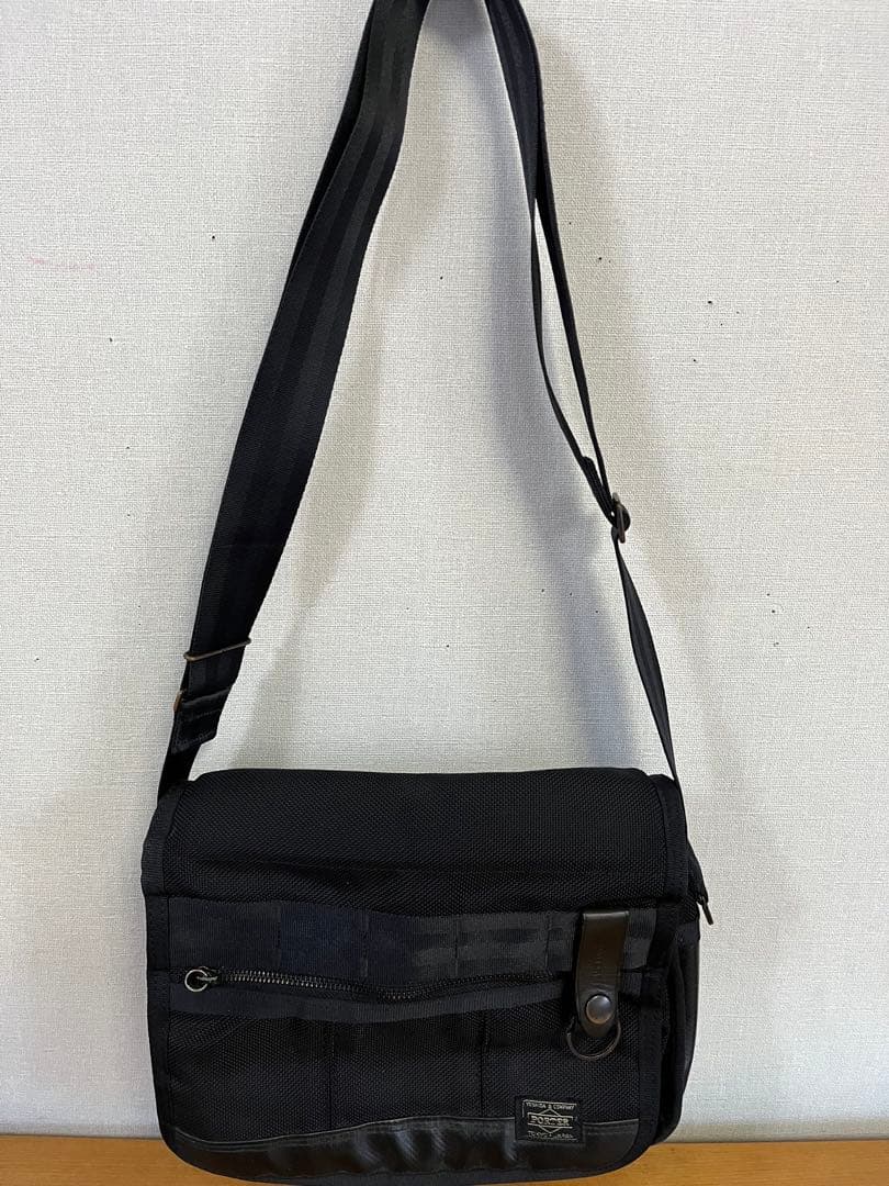 porter ポーター　ヒート　メッセンジャーバッグ ブラック