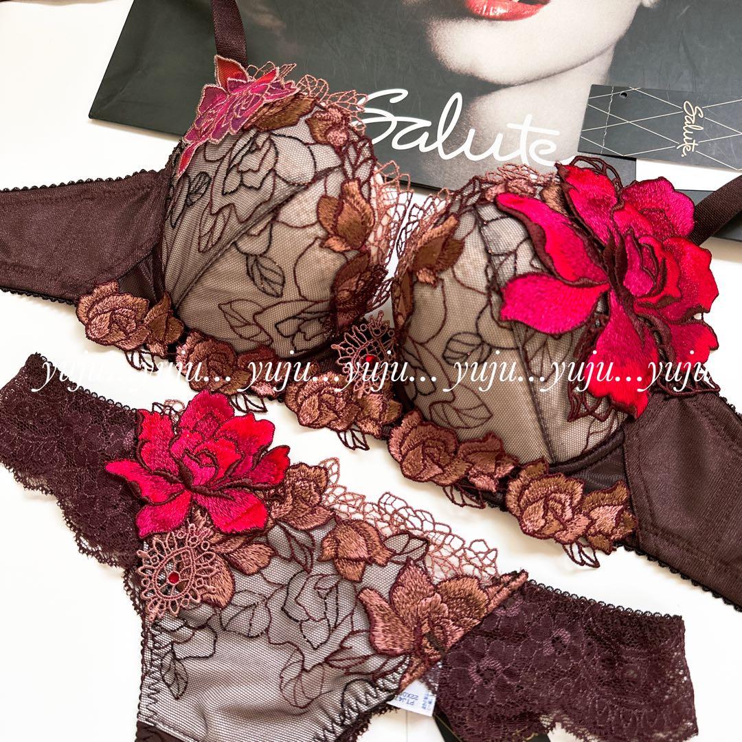 ワコール/サルート 76グループ p-upブラ TバックE65 WI