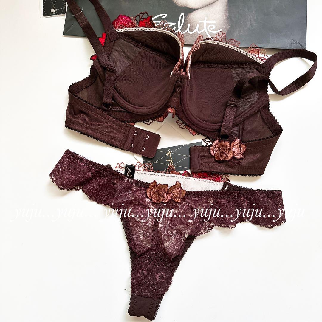 ワコール/サルート 76グループ p-upブラ TバックE65 WI