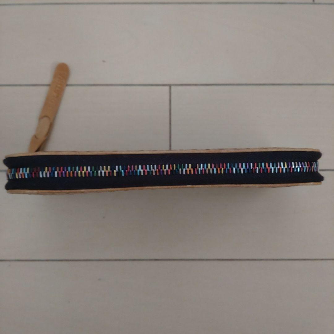 ソラチナ　SOLATINA 編み込みデザイン 長財布 ベージュ