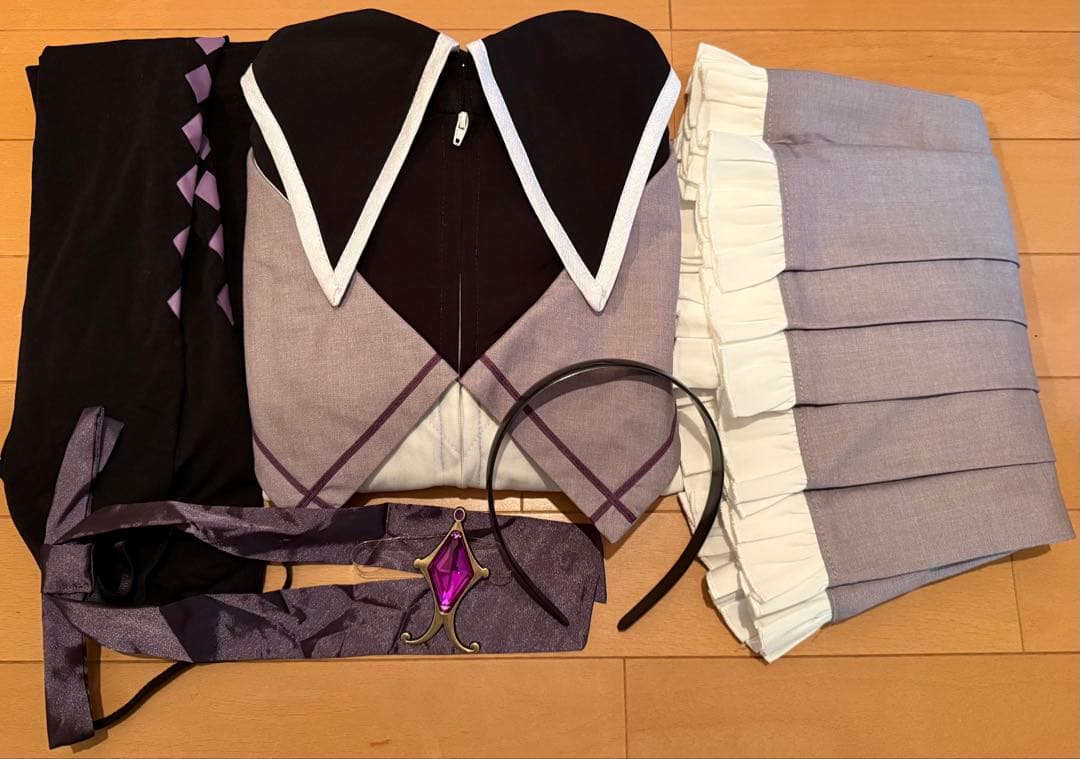 三分妄想製Sサイズ衣装とウィッグ　暁美ほむら