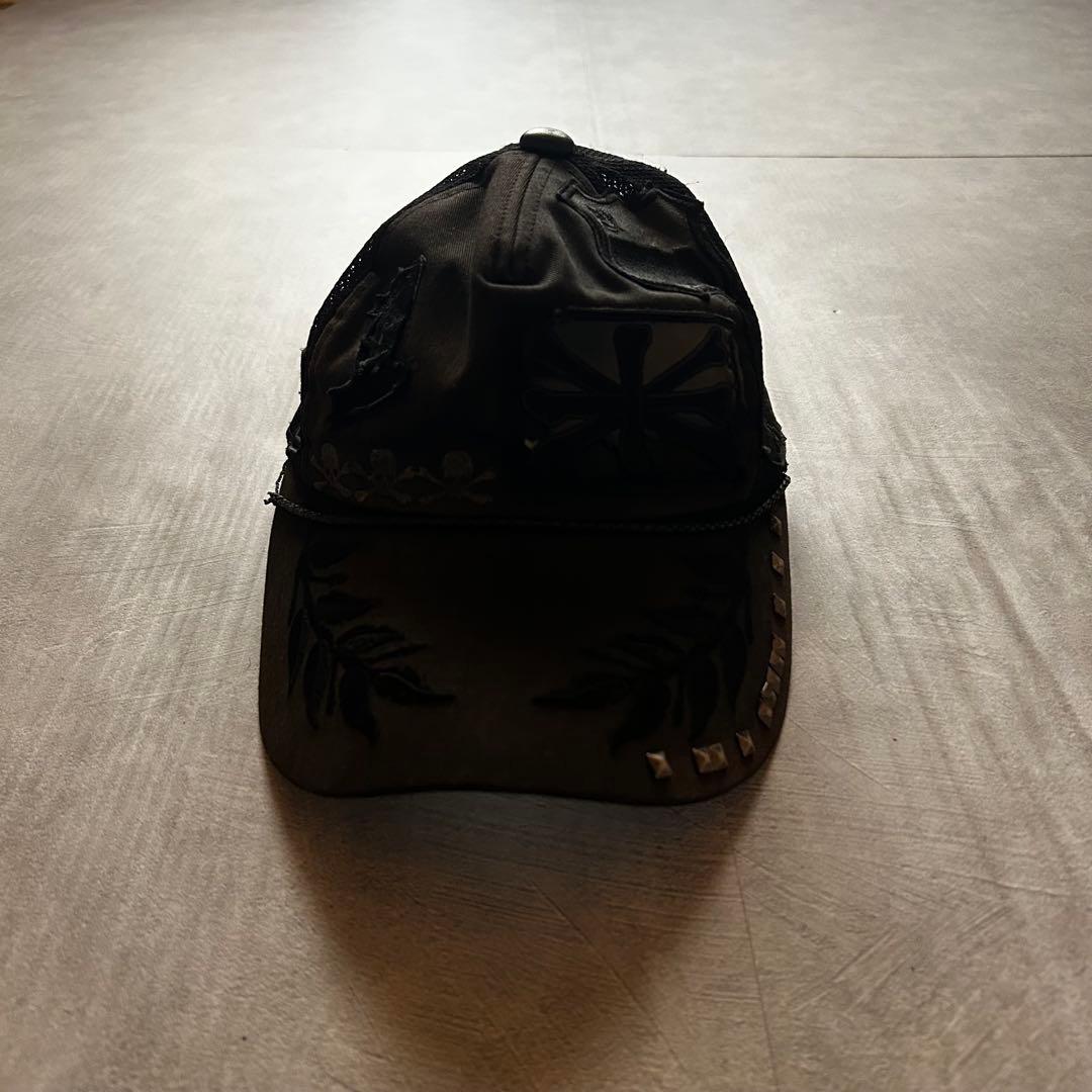 帽子 archive Roen grunge mesh cap y2k black