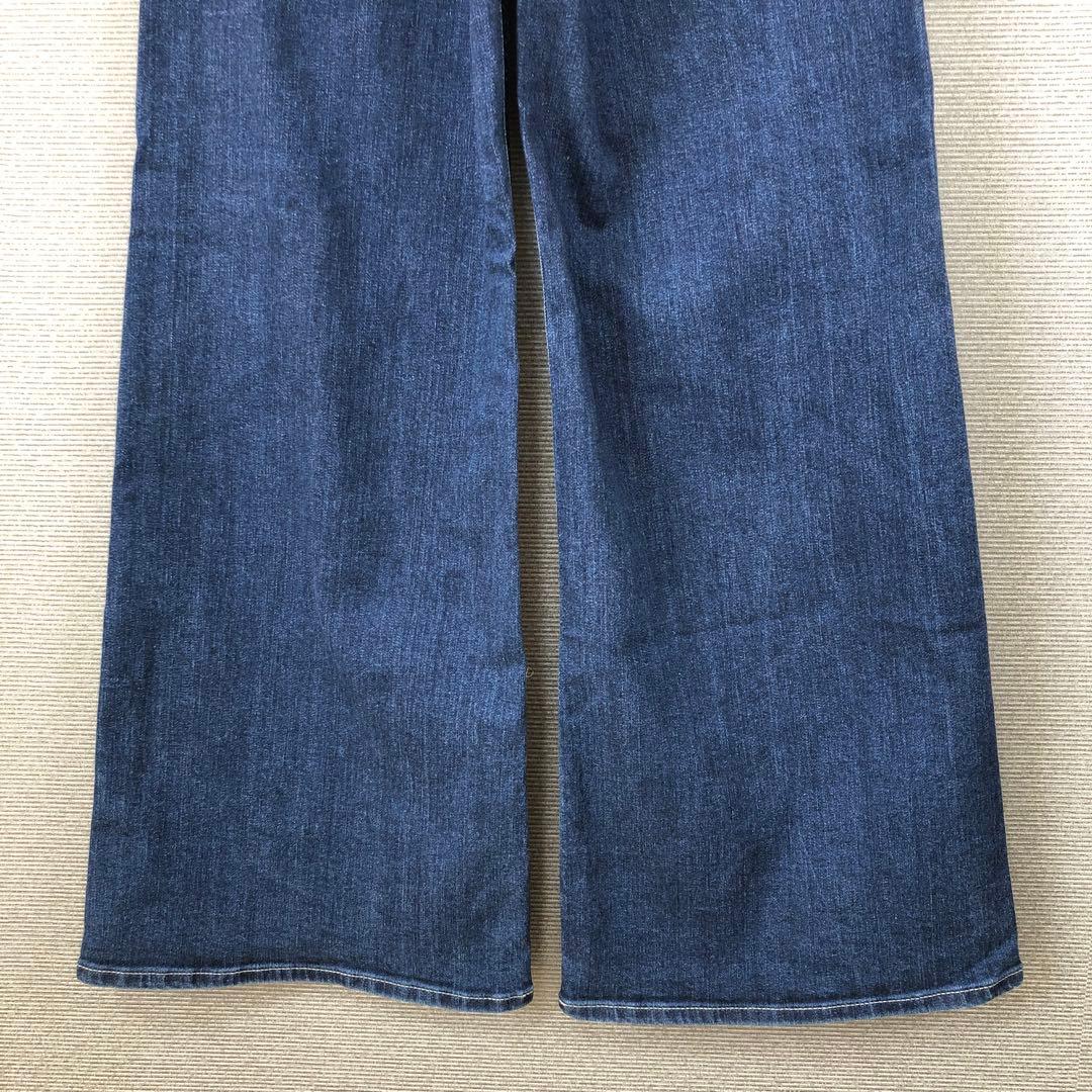 未使用品 YANUK ワイドフレア デニムパンツ 24 WIN