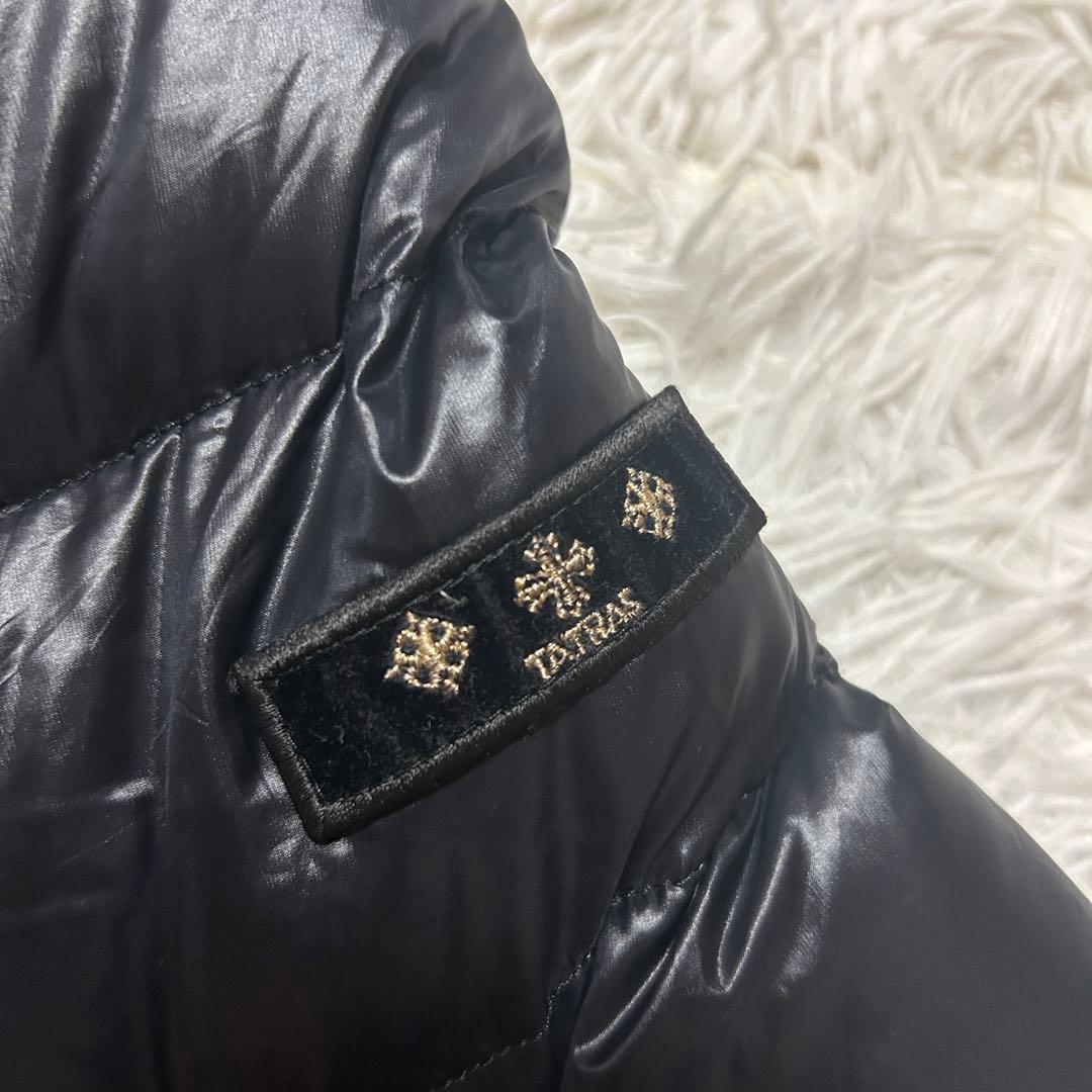 【】TATRAS タトラス ロングダウンジャケット ナイロン ラクーンファー