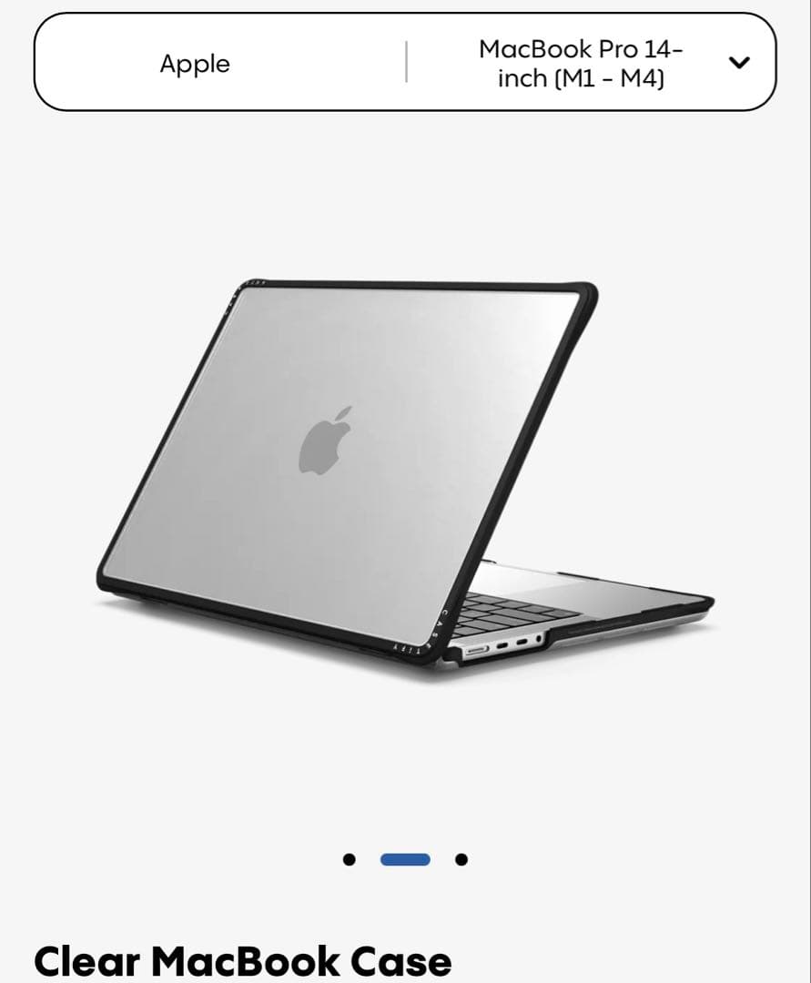 CASETIFY Clear MacBook Case 新品未使用